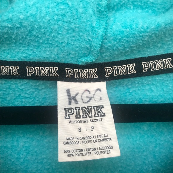 PINK Sweatshirt w/Hoodie Small - Picture 4 of 10